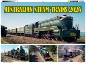Australian Steam Trains  2026 (A4 size)