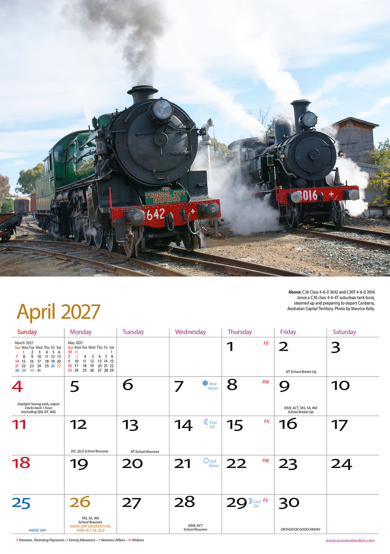 Australian Steam Trains 2027 - Image 3