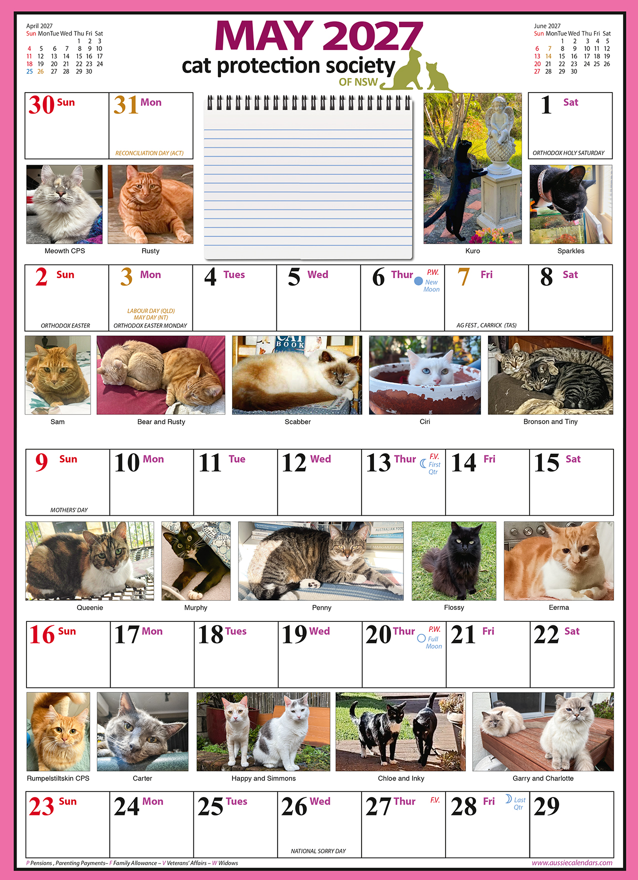 Australian Cat Calendar 2027 - Image 2