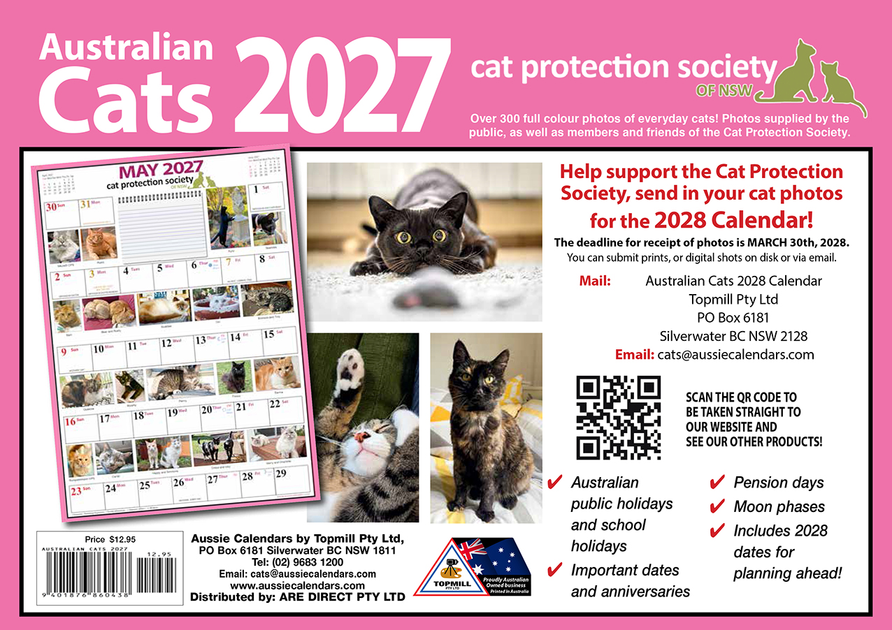 Australian Cat Calendar 2027 - Image 4